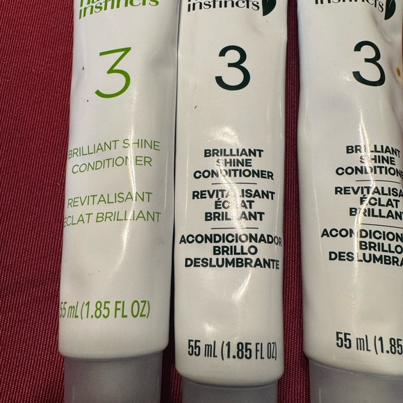 (3) NEW Clairol Natural Instincts 3 Brilliant Shine Conditioner Tubes 1.85 Oz - Picture 3 of 11